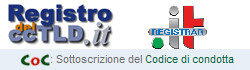 Accreditato Registrar dal Registro del ccTLD.it